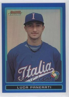 2009 Bowman Draft Picks & Prospects - World Baseball Classic Stars Chrome - Blue Refractor #BDPW19 - Luca Panerati /99