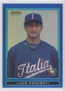 2009 Bowman Draft Picks & Prospects - World Baseball Classic Stars Chrome - Blue Refractor #BDPW19 - Luca Panerati /99