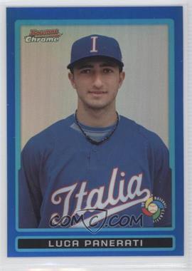 2009 Bowman Draft Picks & Prospects - World Baseball Classic Stars Chrome - Blue Refractor #BDPW19 - Luca Panerati /99