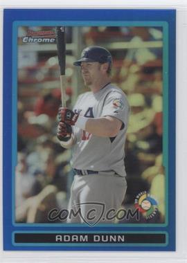 2009 Bowman Draft Picks & Prospects - World Baseball Classic Stars Chrome - Blue Refractor #BDPW20 - Adam Dunn /99