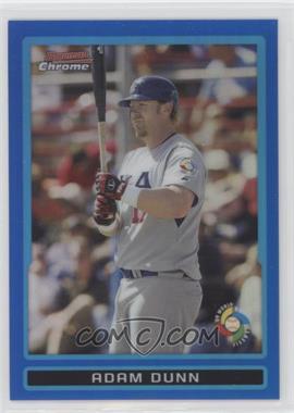 2009 Bowman Draft Picks & Prospects - World Baseball Classic Stars Chrome - Blue Refractor #BDPW20 - Adam Dunn /99