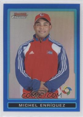 2009 Bowman Draft Picks & Prospects - World Baseball Classic Stars Chrome - Blue Refractor #BDPW8 - Michel Enriquez /99