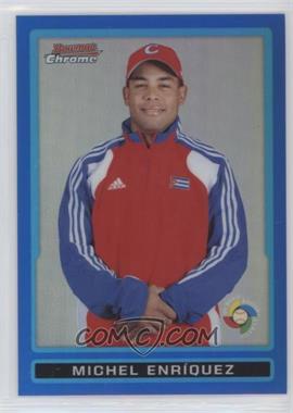 2009 Bowman Draft Picks & Prospects - World Baseball Classic Stars Chrome - Blue Refractor #BDPW8 - Michel Enriquez /99