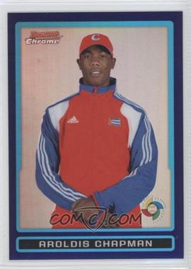 2009 Bowman Draft Picks & Prospects - World Baseball Classic Stars Chrome - Purple Refractor #BCW24 - Aroldis Chapman