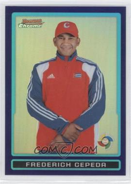 2009 Bowman Draft Picks & Prospects - World Baseball Classic Stars Chrome - Purple Refractor #BDPW32 - Frederich Cepeda