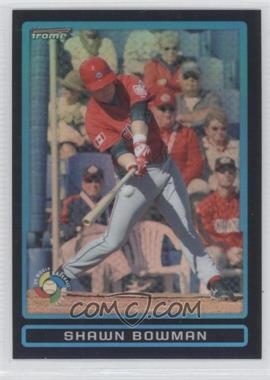 2009 Bowman Draft Picks & Prospects - World Baseball Classic Stars Chrome - Refractor #BDPW28 - Shawn Bowman