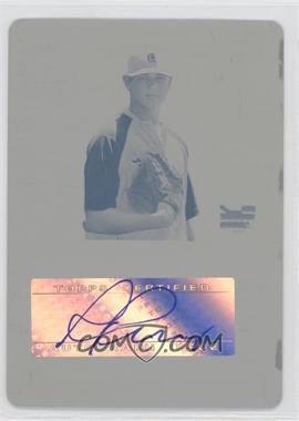 2009 Bowman Sterling - [Base] - Printing Plate Yellow #BS-RP.2 - Ryan Perry /1