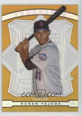 2009 Bowman Sterling - Prospects - Gold Refractors #BSP-RT - Ruben Tejada /50