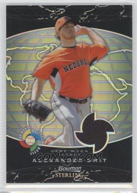 2009 Bowman Sterling - World Baseball Classic Relics - Black Refractors #BCR-AS - Alexander Smit /25