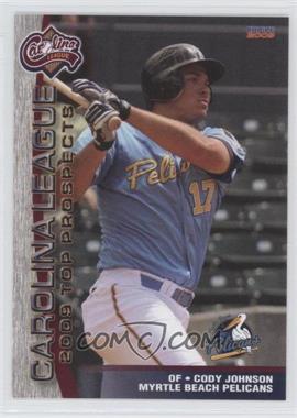 2009 Choice Carolina League Top Prospects - [Base] #13 - Cody Johnson