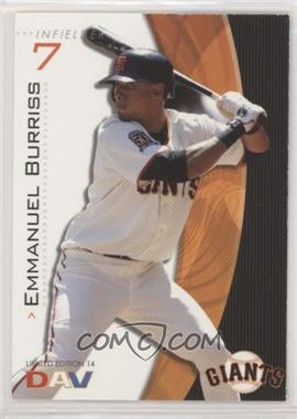2009 Disabled American Veterans Major League - [Base] #_EMBU - Emmanuel Burriss