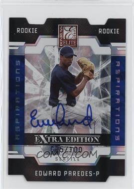 2009 Donruss Elite Extra Edition - [Base] - Aspirations Signatures #136 - Edward Paredes /100