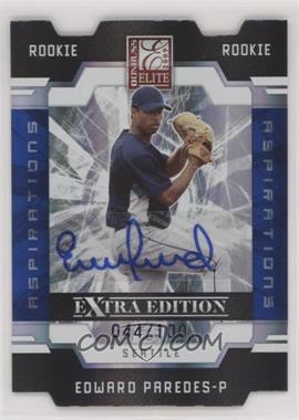 2009 Donruss Elite Extra Edition - [Base] - Aspirations Signatures #136 - Edward Paredes /100