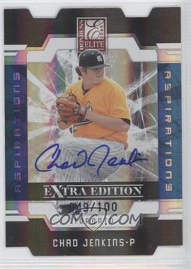 2009 Donruss Elite Extra Edition - [Base] - Aspirations Signatures #25 - Chad Jenkins /100