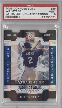 2009 Donruss Elite Extra Edition - [Base] - Aspirations #62 - Wil Myers /200 [PSA 9 MINT]