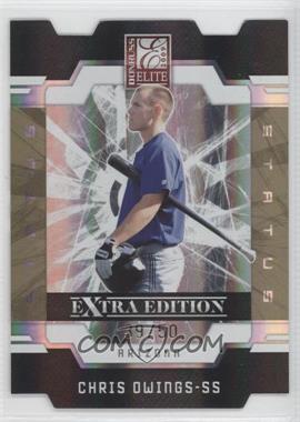 2009 Donruss Elite Extra Edition - [Base] - Status Gold #29 - Chris Owings /50