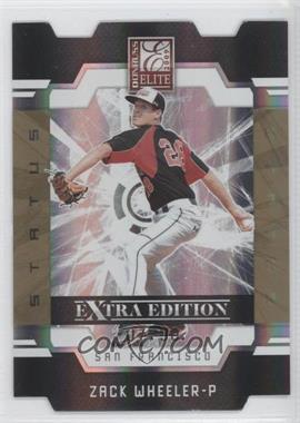 2009 Donruss Elite Extra Edition - [Base] - Status Gold #5 - Zack Wheeler /50