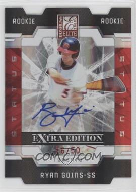 2009 Donruss Elite Extra Edition - [Base] - Status Signatures #104 - Ryan Goins /50