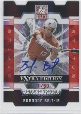 2009 Donruss Elite Extra Edition - [Base] - Status Signatures #33 - Brandon Belt /50