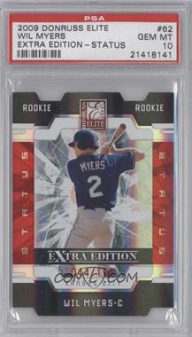 2009 Donruss Elite Extra Edition - [Base] - Status #62 - Wil Myers /100 [PSA 10 GEM MT]