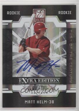 2009 Donruss Elite Extra Edition - [Base] - Turn of the Century Signatures #128 - Matt Helm /50