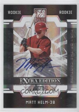 2009 Donruss Elite Extra Edition - [Base] - Turn of the Century Signatures #128 - Matt Helm /50