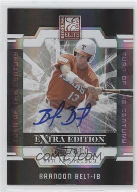 2009 Donruss Elite Extra Edition - [Base] - Turn of the Century Signatures #33 - Brandon Belt /610