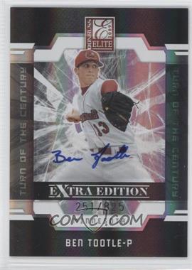 2009 Donruss Elite Extra Edition - [Base] - Turn of the Century Signatures #38 - Ben Tootle /825