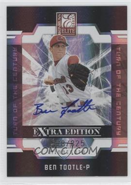 2009 Donruss Elite Extra Edition - [Base] - Turn of the Century Signatures #38 - Ben Tootle /825