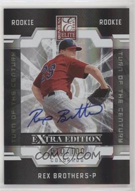 2009 Donruss Elite Extra Edition - [Base] - Turn of the Century Signatures #69 - Rex Brothers /100