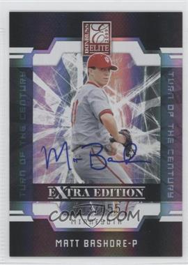 2009 Donruss Elite Extra Edition - [Base] - Turn of the Century Signatures #7 - Matt Bashore /655