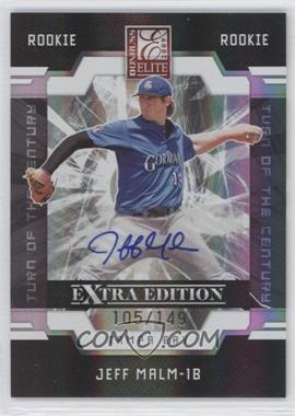 2009 Donruss Elite Extra Edition - [Base] - Turn of the Century Signatures #96 - Jeff Malm /149