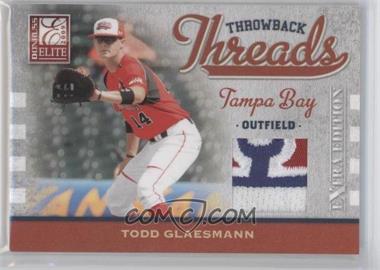 2009 Donruss Elite Extra Edition - Throwback Threads - Materials Prime #TT-TG - Todd Glaesmann /10