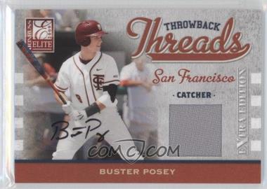2009 Donruss Elite Extra Edition - Throwback Threads - Signatures #TT-BP - Buster Posey /25