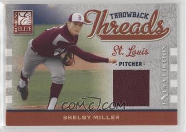 2009 Donruss Elite Extra Edition - Throwback Threads #TT-SM - Shelby Miller /250