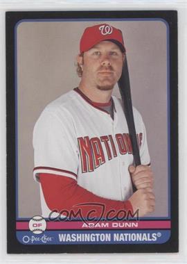 2009 O-Pee-Chee - [Base] - Black Border Blank Back #60 - Adam Dunn