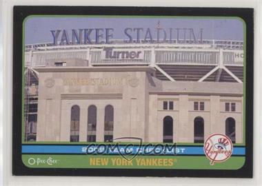 2009 O-Pee-Chee - [Base] - Black Border #527 - Team Checklist - New York Yankees
