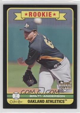 2009 O-Pee-Chee - [Base] - Black Border #581 - Brett Anderson