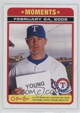 2009 O-Pee-Chee - [Base] #558 - Moments - Michael Young