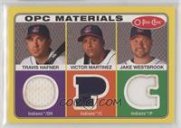 Travis Hafner, Victor Martinez, Jake Westbrook