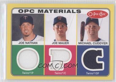 2009 O-Pee-Chee - Materials #OPC-NMC - Joe Nathan, Joe Mauer, Michael Cuddyer