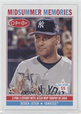 2009 O-Pee-Chee - Midsummer Memories #MM8 - Derek Jeter