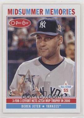 2009 O-Pee-Chee - Midsummer Memories #MM8 - Derek Jeter