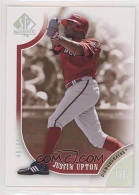 2009 SP Authentic - [Base] - Copper #125 - Justin Upton /99