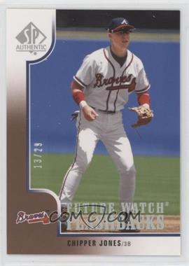 2009 SP Authentic - [Base] - Copper #208 - Chipper Jones /29