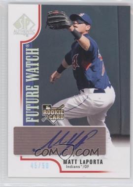 2009 SP Authentic - [Base] - Copper #228 - Matt LaPorta /50