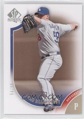 2009 SP Authentic - [Base] - Copper #58 - Chad Billingsley /99