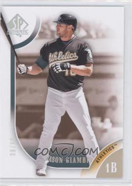 2009 SP Authentic - [Base] - Copper #89 - Jason Giambi /99