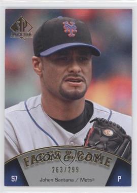 2009 SP Authentic - [Base] - Gold #190 - Johan Santana /299