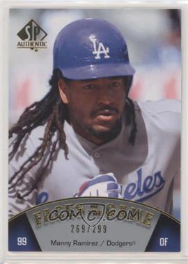 2009 SP Authentic - [Base] - Gold #195 - Manny Ramirez /299 [EX to NM]